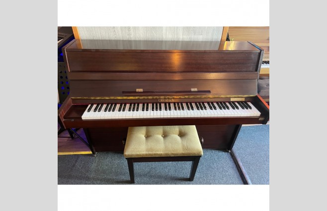Used Offenbach Mahogany Upright Piano All Inclusive Package - Image 3